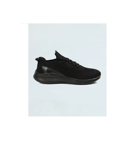 Zapatos deportivos de punto para hombre con cierre de cordones Diseño ligero impermeable transpirable con estilo de puntera - Product Image 5