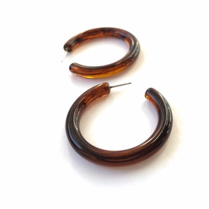 Pendientes de Aro de Resina con Diseño de Caparazón de Tortuga, Estilo Vintage, Elegantes y Modernos, Ideales para Aniversarios y Fiestas, para Mujer - Product Image 3