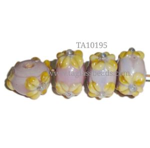 Perles de verre vénitien au chalumeau de formes mélangées pour la fabrication de bijoux fantaisie - Product Image 1