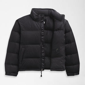 Veste en duvet coupe-vent décontractée pour hommes, vente en gros de blouson bombardier à motif tissé de couleur unie chaud et épais d'hiver personnalisé, 20 - Product Image 4