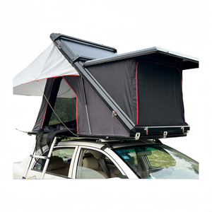 <span class=keywords><strong>Tienda</strong></span> de campaña personalizada barata, equipo de <span class=keywords><strong>Camping</strong></span> al aire libre, <span class=keywords><strong>tienda</strong></span> de techo rígido de aluminio ABS emergente negra a la venta - Product Image 1