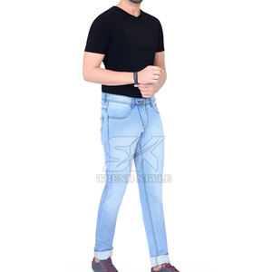 Pantalones Vaqueros Casuales para Hombre, Corte Relajado, Cómodos, Tela Flexible, Cintura Cómoda, Perfectos para Viajes y Actividades al Aire Libre - Product Image 6