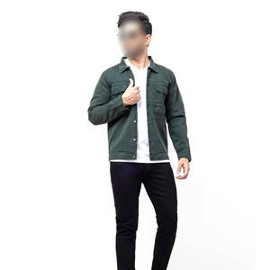 Breathable Denim <b>Men's</b> Denim Jackets Fully Customized Size Breathable Product Highest Quality Denim Jackets BY WAKIN WEAR - Product Image 1