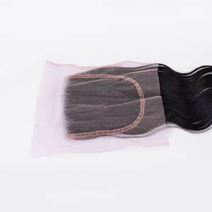 Extensions de dentelle alignées sur les cuticules brésiliennes Onde corporelle 4X4 5X5 Fermetures cuites à la vapeur Vendeurs en gros Extensions de cheveux humains indiens - Product Image 6