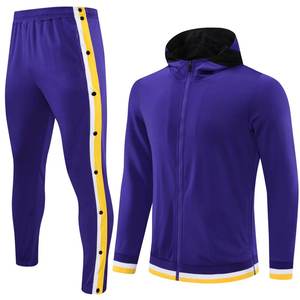 Moda escuadrón Jogging chándal hombres 2 piezas pantalones de chándal sudaderas con capucha Joggers chándal conjunto logotipo personalizado - Product Image 3