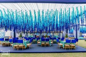 มาลัยดอกดาวเรืองประดิษฐ์คุณภาพระดับพรีเมียมของตกแต่งงานแต่งงานแบบอินเดียพร้อมสายคอตตอนสำหรับตกแต่งเวทีและพื้นหลัง - Product Image 5