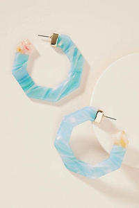 ต่างหูสตั๊ดอีพ็อกซี่เรซินเป็นมิตรต่อสิ่งแวดล้อมทันสมัยสำหรับผู้หญิงเครื่องประดับออกแบบได้เองเป็นมิตรกับสิ่งแวดล้อม - Product Image 2