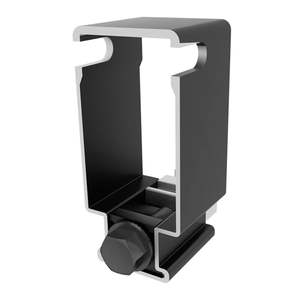 SunModo SMR300 - Fixation inférieure anodisée argentée pour l'installation sur toits et auvents - Product Image 1