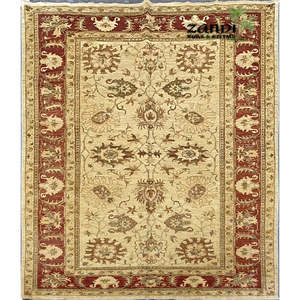 พรมปั๊กซาวาร์และโคตันทอมือถักแบบพิเศษ ขนาด 6'8 x 11'0 รุ่น Pes_Kho_07 - Product Image 1