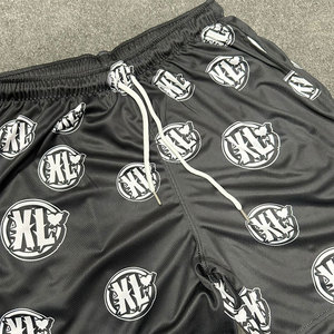 Vintage Worsted Custom Logo Design Solid Pattern Best Selling Men's Casual Shorts High Quality Comfort <b>Elastic</b> High <b>Waistband</b> - Product Image 5