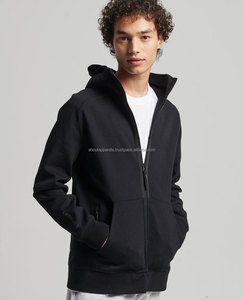 Sweat à capuche unisexe 100% coton de haute qualité pour hommes pull à capuche lourd Logo personnalisé sweats à capuche en coton respirant vierge éponge française - Product Image 3