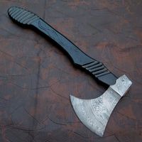 El yapımı şam çelik Tomahawk balta ile endüstriyel açık kamp aracı gül ahşap kolu el dövme Hatchet kapak dahil