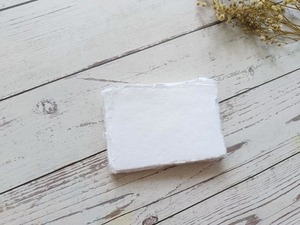 Papel de trapo de algodón con borde de cubierta blanca Tamaños disponibles 5x7 4x6 A5 A4 A3 | Boda - Product Image 4