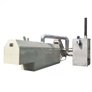 600-800kg/H Commercial Tea Dryer Processing Vegetable Fruit Dehydrator Steaming Drying Machine