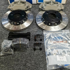 Kit de Caliper de Freno Delantero de 4 Pistones con Disco de Acero para Audi A3, <span class=keywords><strong>Honda</strong></span> <span class=keywords><strong>Civic</strong></span>, Fit, Mercedes-Benz Clase E, Toyota Rav 4, Gran Venta - Product Image 1