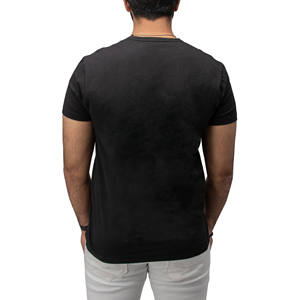 Camiseta de gimnasio en blanco de algodón orgánico con cuello redondo ajustado musculoso para hombre, camiseta activa de manga corta con cuello redondo para hombre, camiseta de gimnasio para correr - Product Image 3