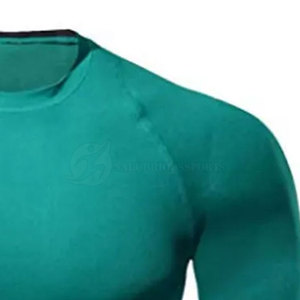 Lightweight Long Sleeve <b>Compression</b> <b>Shirt</b> for Men Casual Style High Quality Breathable Knitted Fabric Customizable Plus Size! - Product Image 5