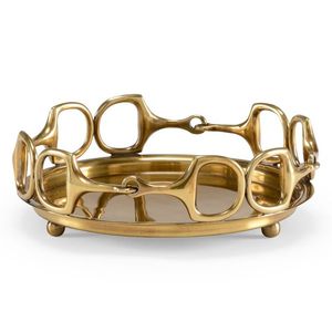 Plateau de service élégant en aluminium doré avec des détails supérieurs et une finition durable pour une décoration de cuisine élégante - Product Image 2