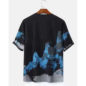 เสื้อยืดผู้ชายคุณภาพพรีเมียม ดีไซน์ล่าสุด สตรีทแวร์ ขายดี เสื้อยืดระบายอากาศสำหรับผู้ชาย - Product Image 2