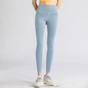 Brand New Women 4 Ways Stretch High Waist Yoga <b>Pants</b> with <b>Mesh</b> Pockets Workout Gym Running Sports Yoga Legging - Product Image 4