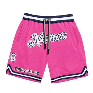 Short de basket-ball Maillot de basket-ball Short de sport Engro Short de sport Short en polyester 100% Short teint uni Transfert de chaleur - Product Image 5