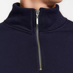 Wholesale <b>Men's</b> Oversized <b>Half</b> Zipper <b>Sweatshirt</b> Solid Colors Winter <b>Half</b> Zipper <b>Sweatshirt</b> - Product Image 5