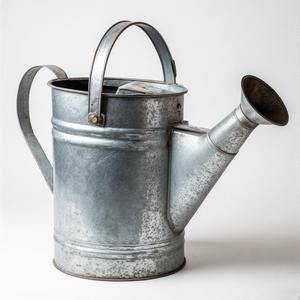 Rustic Galvanised Watering Can with Long Spout and <b>Arched</b> Handle, Perfect for Both Indoor Plants and Outdoor <b>Garden</b> Use - Product Image 5