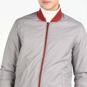 Chaqueta Bomber para Hombre al por Mayor, Material Poliéster/Nylon 2025, Cierre Frontal con Cremallera, Personalizable, Impermeable, Transpirable, Invierno, Servicio OEM - Product Image 5