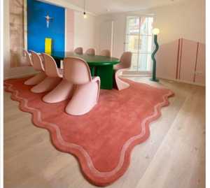 Knot Thảm Thiết Kế Hiện Đại Tay Tufted 100% Len Handmade Khu Vực Thảm Biên Giới Mô Hình Thảm Cho Nhà Nhiều Màu Và Tùy Chỉnh Kích Thước - Product Image 1