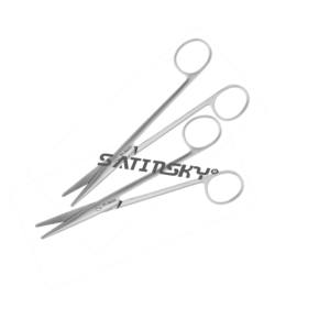 Tijeras de disección GORNEY 12,5 CM Instrumentos de microcirugía Acero inoxidable Fabricado con AISI 420 de fuente confiable - Product Image 4