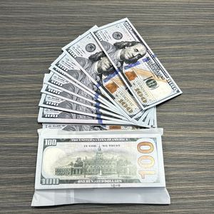 Billets factices <span class=keywords><strong>de</strong></span> 20, 50 et 100 dollars <span class=keywords><strong>de</strong></span> qualité supérieure, argent factice réaliste en dollars américains, argent <span class=keywords><strong>de</strong></span> film personnalisé avec sangles, 100 pièces/paquet - Product Image 4