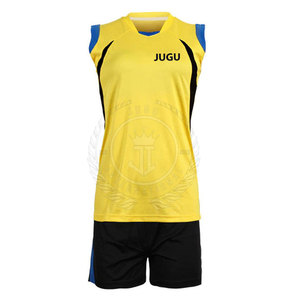 Premium Quality <b>Volleyball</b> Uniform <b>Sets</b> 100% Polyester Customized Colors Logo Latest Design OEM Service 340g Fabric Weight for - Product Image 1