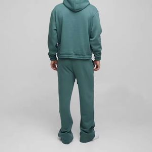 Ensemble de survêtements baggy de haute qualité pour hommes col à capuche respirant Logo personnalisé tenue décontracté d'hiver solide vente en ligne fabriqué au Pakistan - Product Image 1