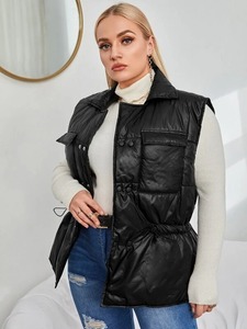 Gilet bouffant d'hiver de haute qualité pour femmes avec de nouveaux modèles sans manches - Product Image 5