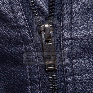 Veste d'hiver en cuir pour homme, personnalisable avec logo, de haute qualité, en toile, col montant, logo frontal, imperméable, pour usage extérieur, vente en gros - Product Image 4