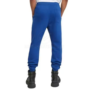 กางเกงวอร์มผู้ชายเอวกลางผ้าฟลีซอุ่นสบาย ดีไซน์เฉพาะตัว ผลิตจากผ้าฝ้าย 100% น้ำหนักเบา เป็นมิตรกับสิ่งแวดล้อม แห้งเร็ว สไตล์ลำลอง มีกระเป๋าข้าง - Product Image 3