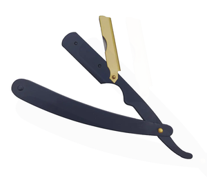 Rasoir droit pour hommes Rasoir de barbier en acier inoxydable Porte-lame Outils de rasage - Product Image 6