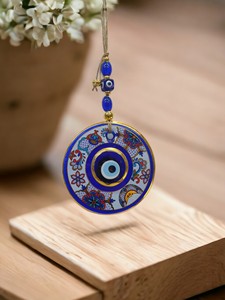 Ojo Turco DAFNI de 13 cm, Hecho a Mano, con Impresión en Relieve, Magnético, de Vidrio, Tradicional, Regalo Promocional, Decoración de Pared, Estambul - Product Image 2