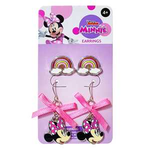 Juego de Joyería Infantil de Mickey y Minnie Mouse, Aleación de Zinc, Chapado en Oro, Hipoalergénico, Pendientes Antideslizantes, Caja de 150 Unidades al por Mayor - Product Image 3
