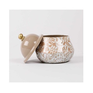 Caja para servir nueces de madera y acero con trabajo de fregona Tamaño y forma personalizados Caja para servir frutas secas a granel - Product Image 4