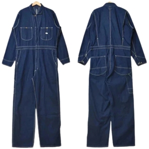 Overol de Mezclilla para Hombre, Ropa de Trabajo Resistente, Mono de Manga Larga, Duradero, con Bolsillos Funcionales, Ajuste Holgado, Seguridad Industrial - Product Image 2
