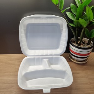New style Disposable PS Foam Food Plate/tray/<b>container</b>/box with Lid for <b>Take</b> <b>Away</b> New Product Ideas 2025 Wholesale High Quality - Product Image 2