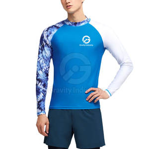 Rashguard pour hommes de musculation, vêtements de fitness respirants, séchage rapide, spandex/polyester, manches longues, vente flash - Product Image 5