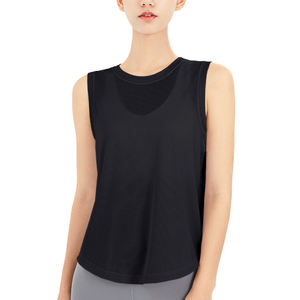 Débardeur à impression personnalisée de haute qualité, respirant, gym, entraînement, fitness, streetwear, sans manches, coupe ajustée 100% coton, débardeur côtelé pour femmes - Product Image 5