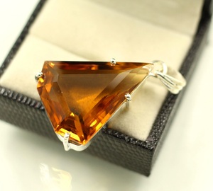 Bijoux pendentif fin en argent sterling 925 avec pierre précieuse citrine Pendentifs fins et breloques en argent sterling 925 - Product Image 2