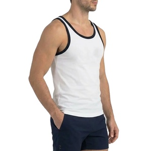 Gym Training Comfortable Sportswear Tank Top Wholesale High Quality Activewear Yoga <b>Singlet</b> Anti-Shrink Knitted Ribbed Fabric - Product Image 5