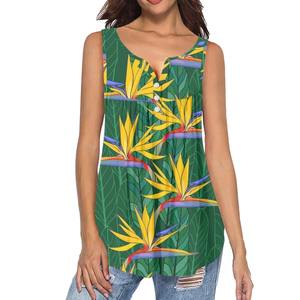 Wholesales Custom Design Sublimation Printed Short <b>Sleeves</b> Workout Sports Women <b>Yoga</b> Tank <b>Tops</b> Breathable 2025 Custom - Product Image 4