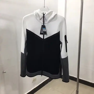 Personalizado Nueva llegada Chándal Fútbol Hombres Chándales Logo Tech Fleece Zip Plain Jogging Hombres Chándal Hombres Sudaderas con capucha - Product Image 5