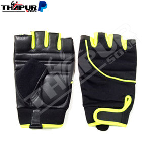 Gants de musculation en cuir antidérapants avec logo personnalisé, demi-doigts, unisexes, meilleure qualité, gants d'entraînement - Product Image 4