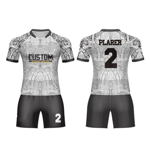 Conjuntos de uniformes de Rugby Vintage personalizados de alta calidad, técnica de sublimación de estilo, tarifa al por mayor, transpirable personalizable OEM - Product Image 1